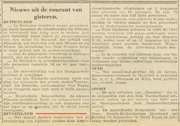 19440809-HC Nieuws uit de courant van gisteren, Binnenland